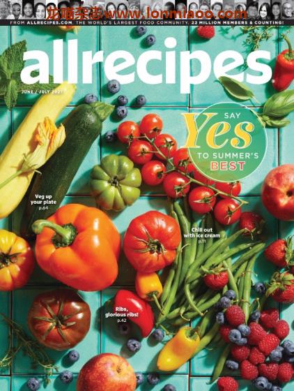 [美国版]Allrecipes 烹饪烘焙美食杂志PDF电子版 2021年6-7月刊